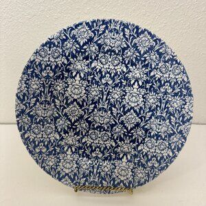 Churchill Ava Dinner Plate Porcelain White & Blue 10" dia